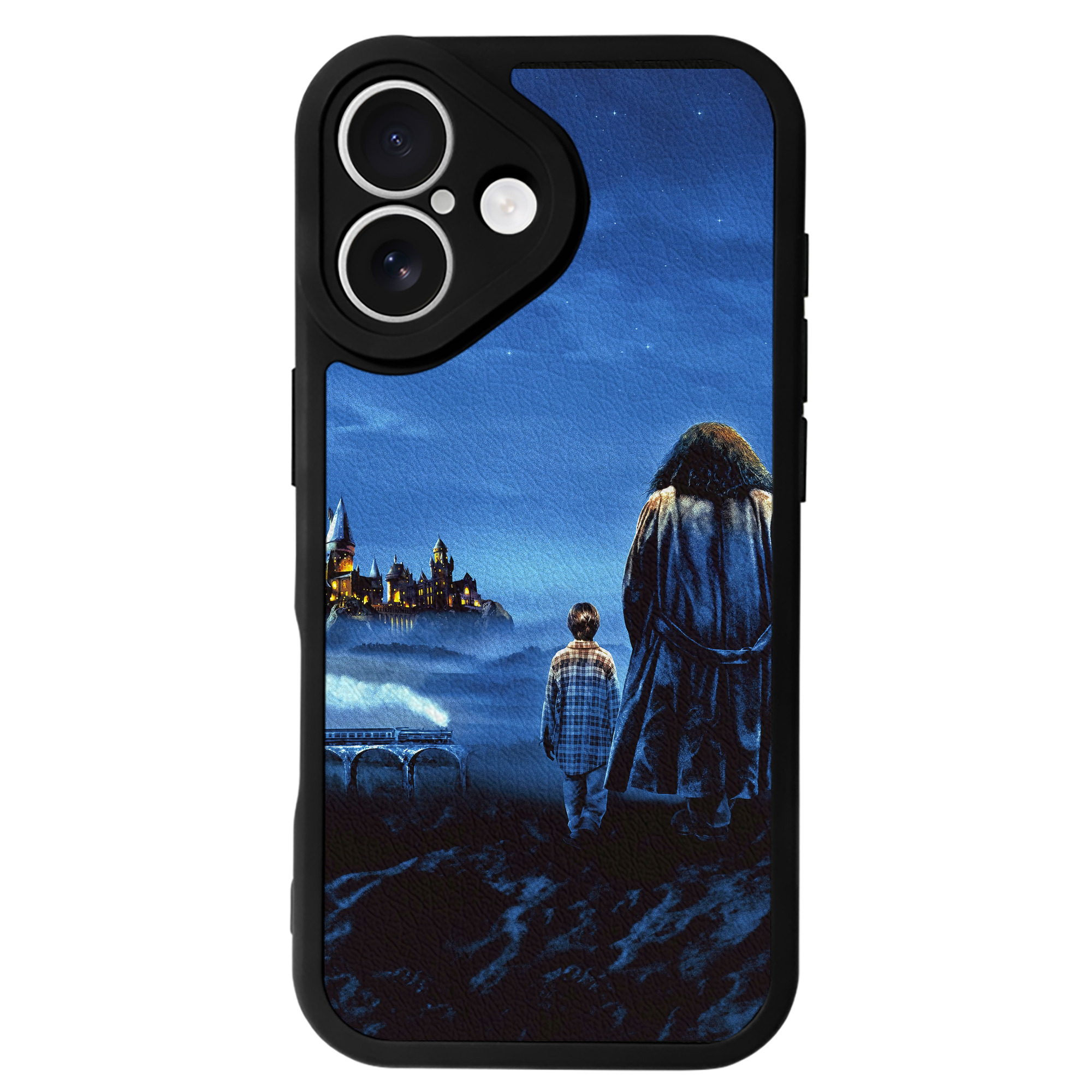 （画像用） Harry Potter ハリー・ポッターシリーズ 【iPhone 16シリーズ対応】シリコンスマホケース（レザー調） 材質：シリコン